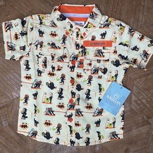 Magellan Outdoors 2T fish gear button down moisture-wicking shirt